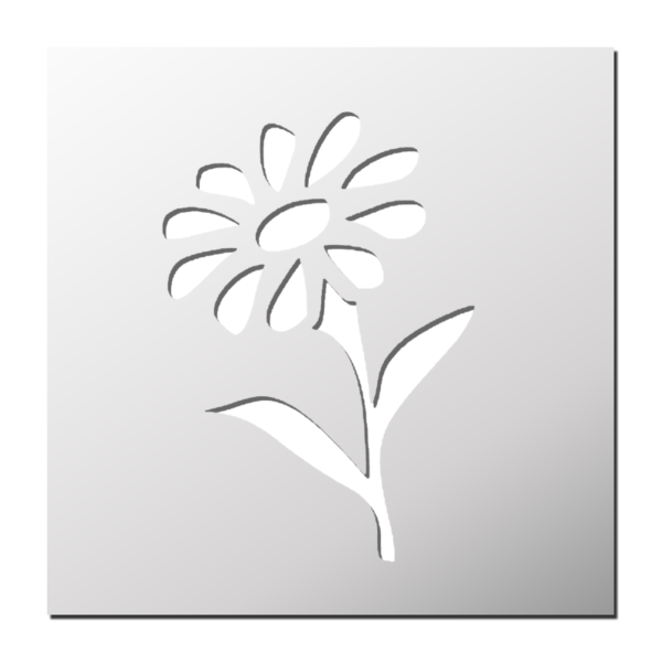 Pochoir Fleur FrenchIMMO