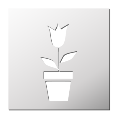 Pochoir Fleur