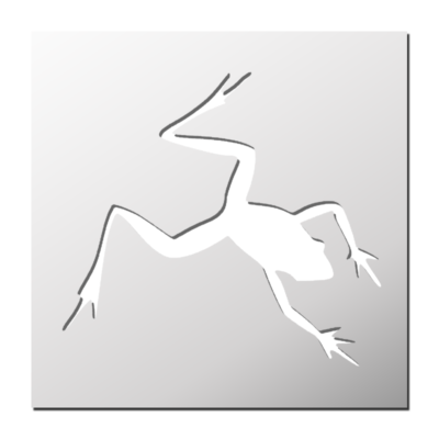 Pochoir Grenouille