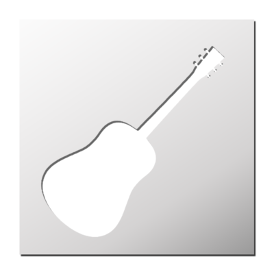 Pochoir Guitare