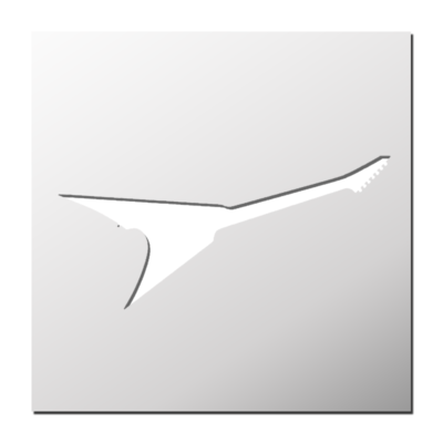 Pochoir Guitare Electrique