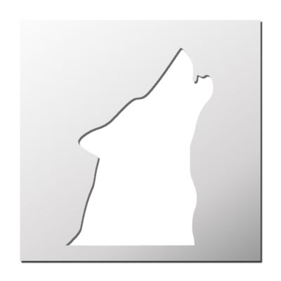 Pochoir Loup