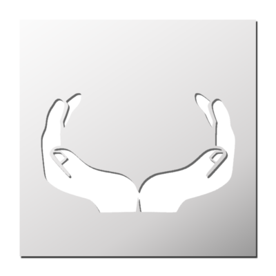 Pochoir Mains ouvertes