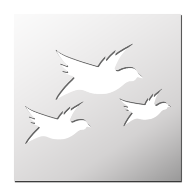 Pochoir Oiseaux