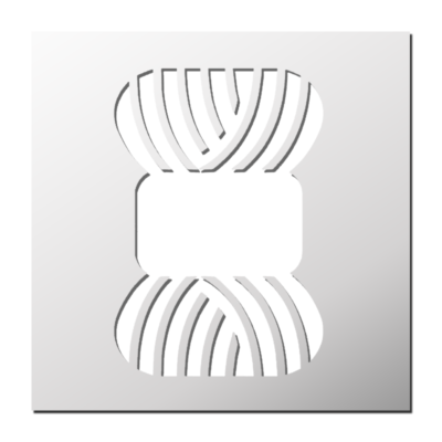 Pochoir Pelote de laine