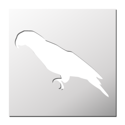 Pochoir Perroquet