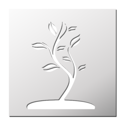 Pochoir Petit Arbre