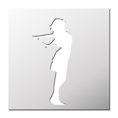 Pochoir Silhouette Femme