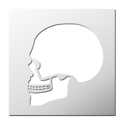 Pochoir Tête de mort