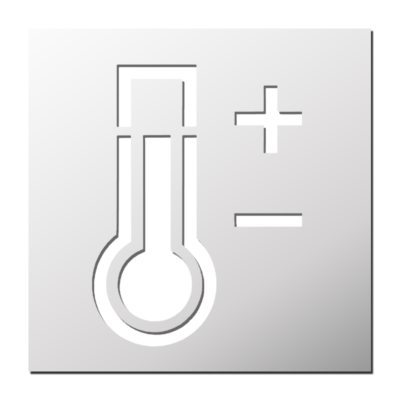 Pochoir Thermomètre