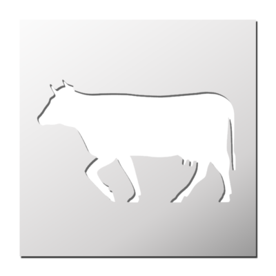 Pochoir Vache