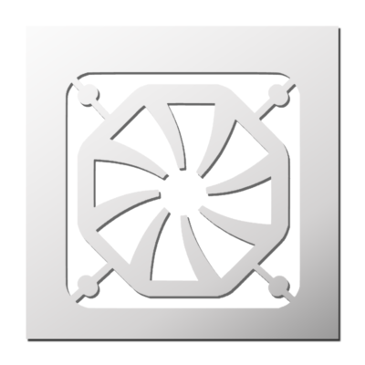 Pochoir Ventilateur