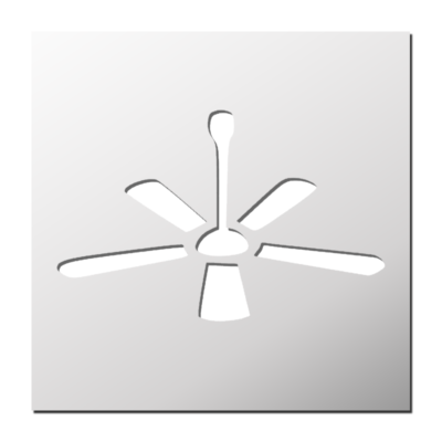Pochoir Ventilateur