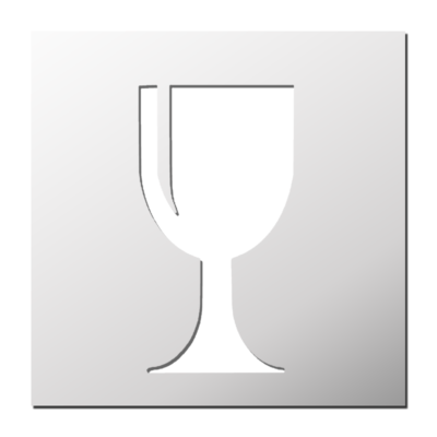 Pochoir Verre