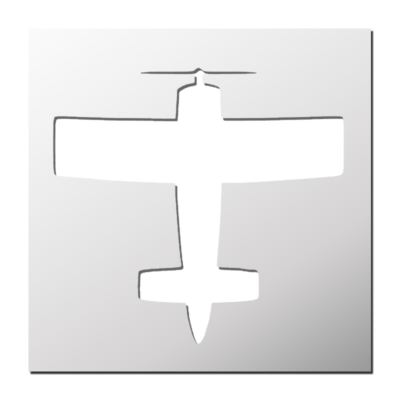 Pochoir Avion
