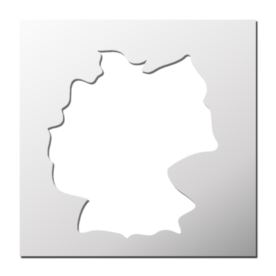 Pochoir Carte Allemagne