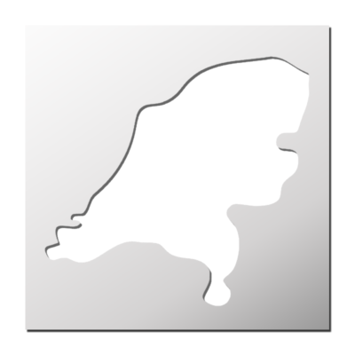 Pochoir Carte Pays-Bas