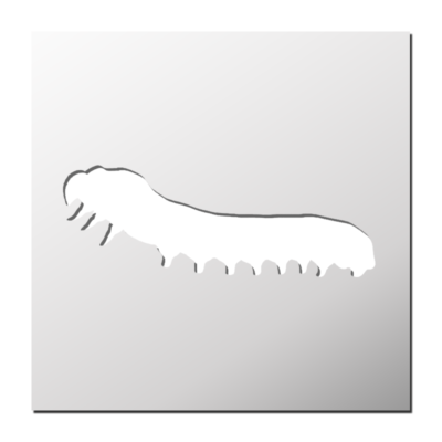 Pochoir Chenille