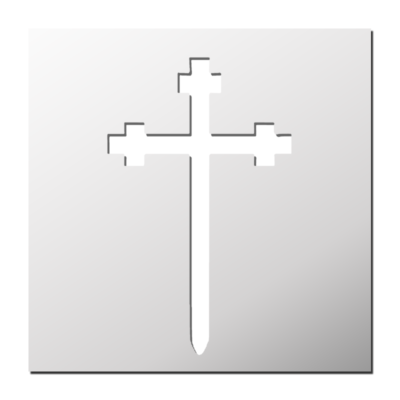 Pochoir Croix
