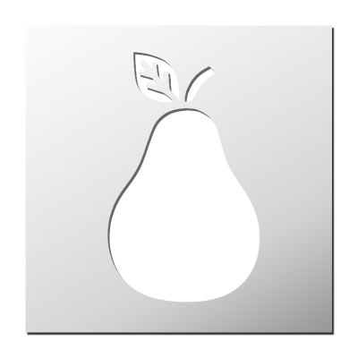 Pochoir Poire