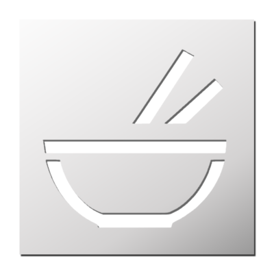 Pochoir Soupe chinoise