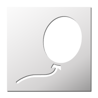 Pochoir Ballon
