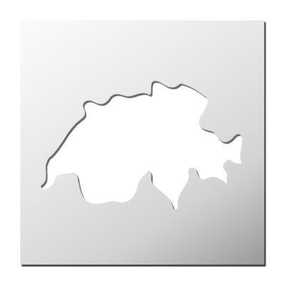 Pochoir Carte Suisse