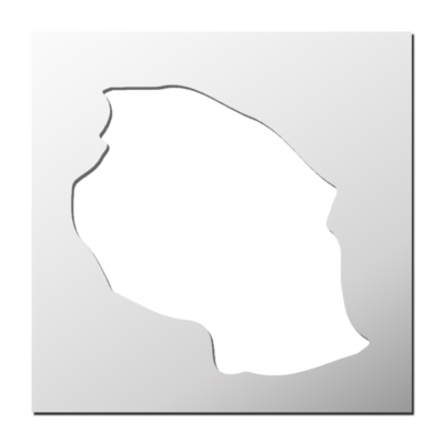 Pochoir Carte Tanzanie