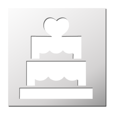 Pochoir Gâteau de mariage