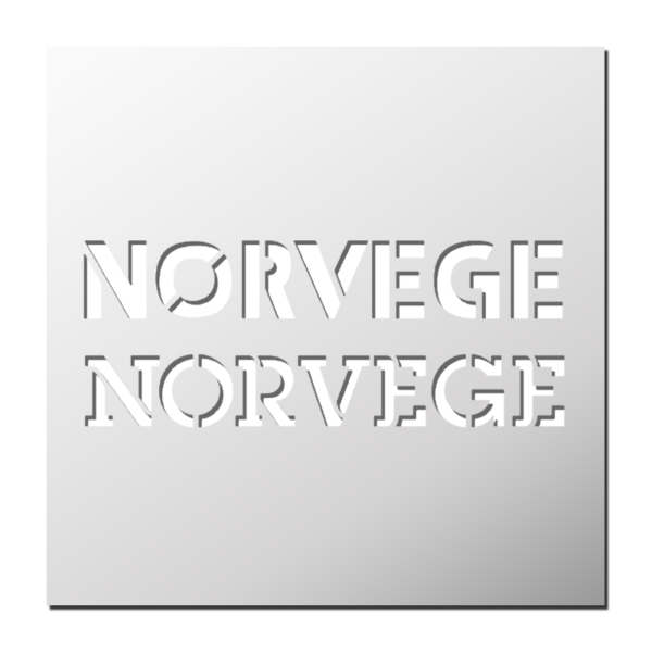 Pochoir Norvège