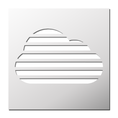 Pochoir Nuage rayé