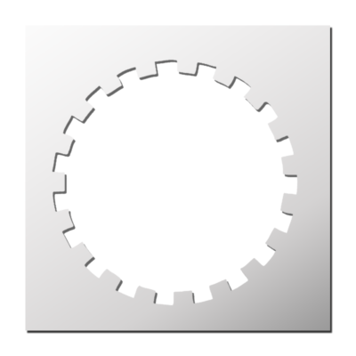 Pochoir Roue dentée