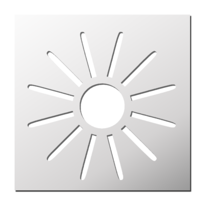 Pochoir Soleil