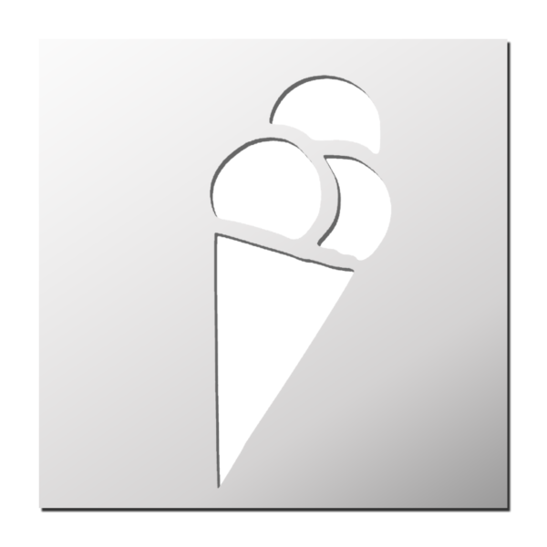 Pochoir Glace