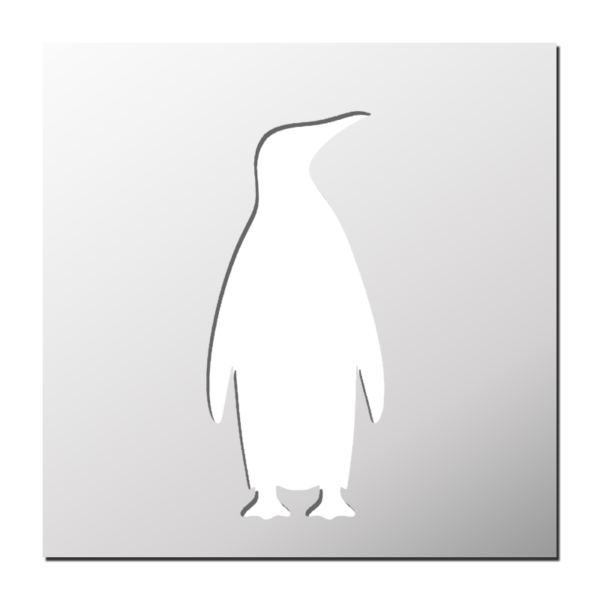 Pochoir Pingouin