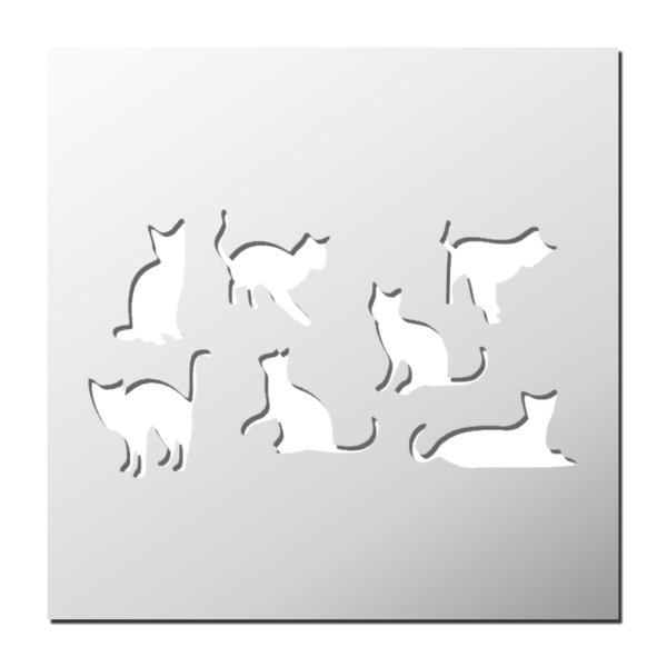 Pochoir Chats