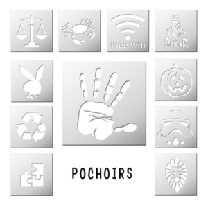 Pochoirs multi-supports (+14 000 visuels)