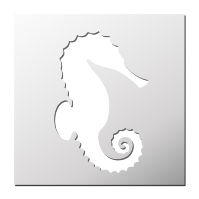 Pochoir Hippocampe