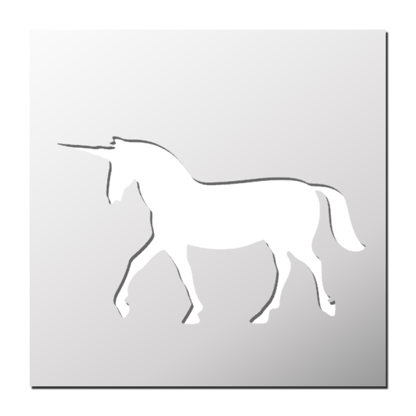 Pochoir Licorne