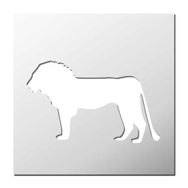 Pochoir Lion