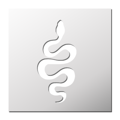 Pochoir Serpent