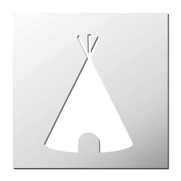 Pochoir Teepee