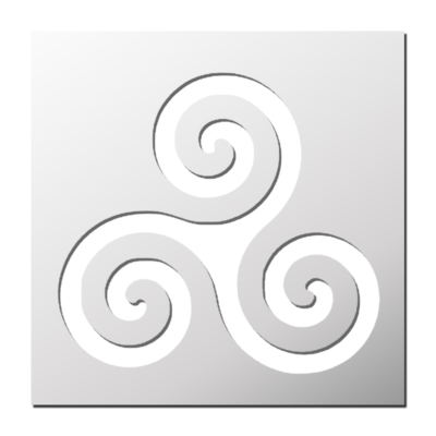 Pochoir Triskel