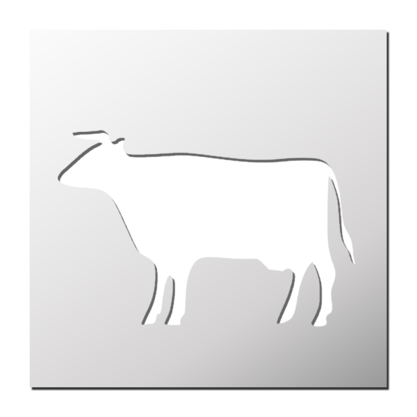 Pochoir Vache