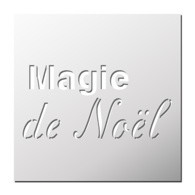 Pochoir Magie de Noël