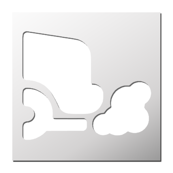 Pochoir Pollution