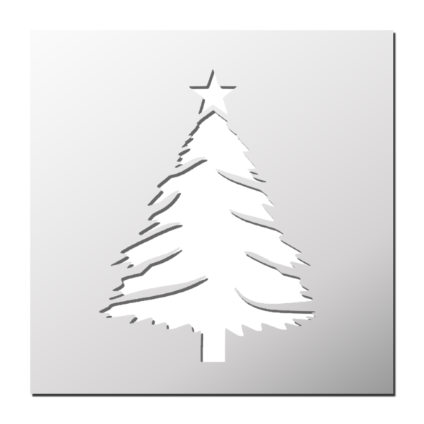 Pochoir Sapin de Noël