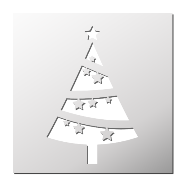 Pochoir Sapin de Noël