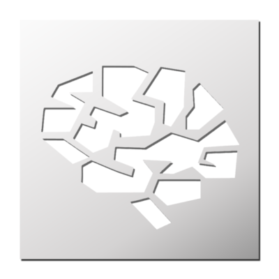 Pochoir Cerveau