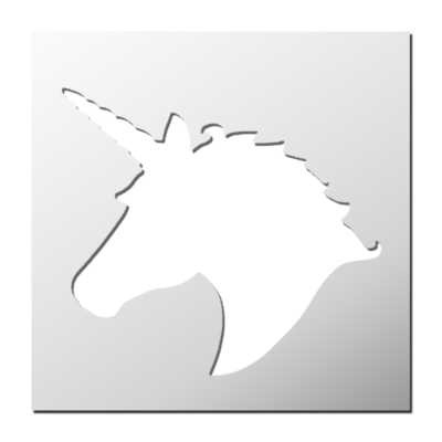 Pochoir Licorne